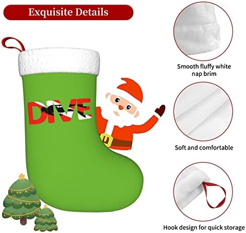 Коледни Чорапи за Гмуркане CUTEDWARF, Украшения за Елхи, Коледни Чорапи за Коледа на Празнични партита, Подаръци 18