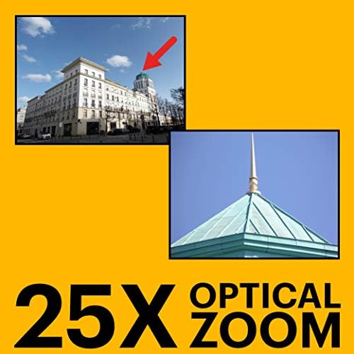 16-Мегапикселова цифрова камера Kodak PIXPRO Astro Zoom AZ252-RD с 25-кратно оптично увеличение и 3-инчов LCD дисплей (червен)