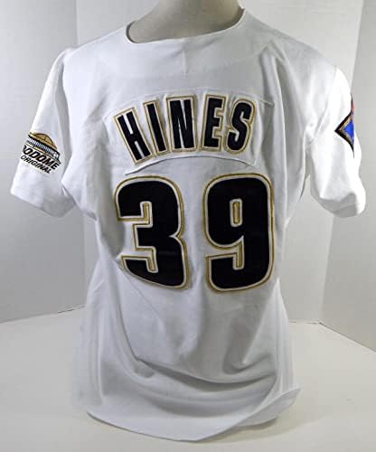 1994 Хюстън Астрос Бен Хейнс #39 Използвана в играта Бяла риза 125 - ти Астродома P 6 - Използваните в играта тениски MLB