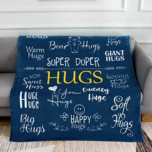 Одеало Piwaka Hug Подаръци за любимия човек - Уютно Шерп-Флисовое одеяло, Плюшени завивки, Които Могат да се перат