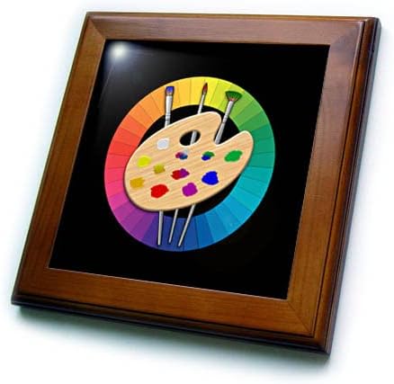3 Нанесете върху палитрата от цветове на Художника с пискюли на върха на Цветовия кръг. - Плочки, в рамката (ft_352664_1)