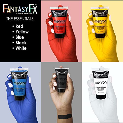 Крем За грим Mehron Fantasy Makeup FX - 5 Опаковки Essential Kit - Боя за лице и тяло на водна основа