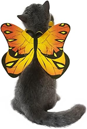 Костюм на Котка-Пеперуда с Крила, за Украса на парти за Хелоуин Костюм на Котка-Куче на Хелоуин, Аксесоари за Наряжания Кученце Котки