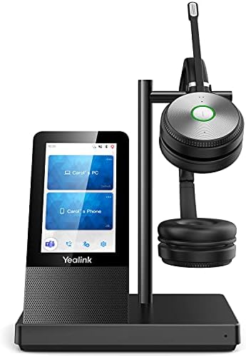 Безжична слушалка Yealink WH66 Bluetooth с микрофон DECT Слушалка за компютър, Лаптоп, PC Слушалки за Офис VoIP телефон