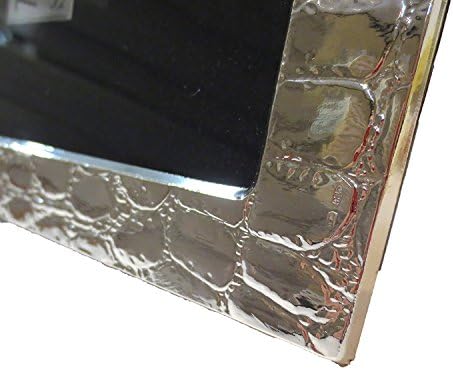 Рамка за снимки от Крокодилска кожа от сребро Tizo 8x10, Произведено в Италия