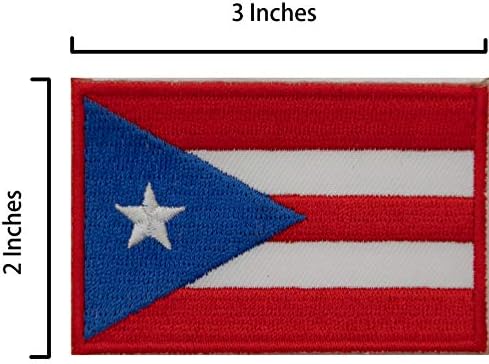 Емблемата на A-ONE - Plaza Las Delicias + Нашивка с флага Пуерто-Рико, Апликация на Parque de Bombas, Бродерия Ръководство,