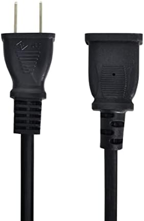 Удължителен кабел за захранване CY 50cm USA Outlet Saver 2-Пинов Кабел с 2 розетки за NEMA 1-15П и NEMA 1-15R