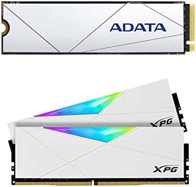 Твърд диск ADATA Premium SSD 1tb PCIe 4x4 NVMe M. 2 2280 SSD с XPG D50 RGB DDR4 3200 Mhz 2x8 Gb UDIMM RAM kit Комплект