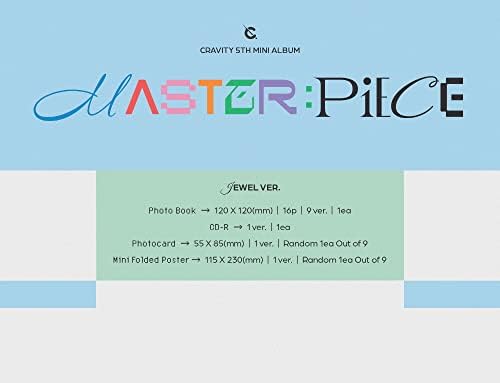 CRAVITY - Master: бижута шедьовър, ограничен издание. Cd-диск + допълнителни фотокарточки (случайни версия. (1CD))
