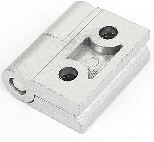 Aexit 45 мм x 58 мм Алуминиева рамка, която да Фитинги и Ключалки За Шкаф С Шарикоподшипниковыми Панти, Сребристи