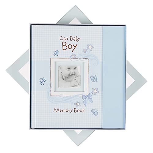 Християнски Художествени Подаръци, Книга за Спомени за момче Синьо Фото албум за спомен От Нашето Момче Книга