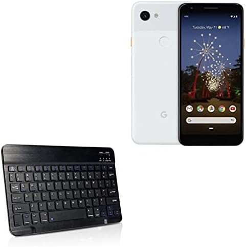 Клавиатурата на BoxWave, съвместима с Pixel Google XL (Клавиатура от BoxWave) - Клавиатура SlimKeys Bluetooth, Преносима клавиатура