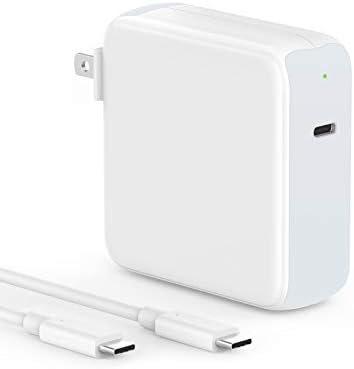 Зарядно устройство, USB C мощност 140 W за MacBook Pro 16, 15, 14, 13 инча, MacBook Air 13 инча, захранващ