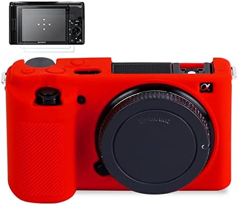 Калъф за фотоапарат Pocoukate за Sony ZV-E10/ZV-E10L в стил видео блог Alpha ZV-E10 ZV-E10L за цифров фотоапарат, който предпазва