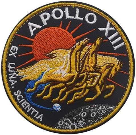 Тактическа Нарукавная Превръзка на НАСА Apollo 13, Бродирани Ленти, Значки, Морал, Тактика, Военна Нашивка с
