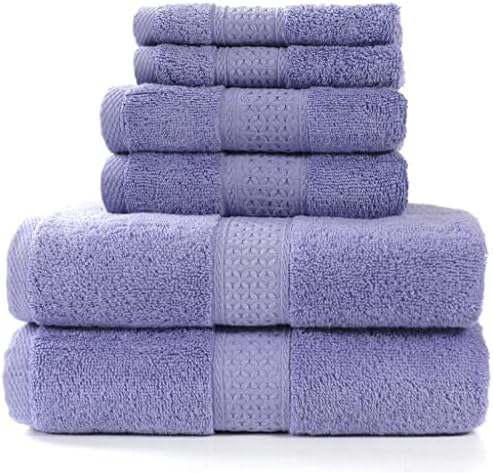 Комплект хавлиени кърпи YLLWH, 2 Големи Хавлиени кърпи за баня, 2 Кърпи за ръце, 2 Гъба. Меки Памучни Абсорбиращи Кърпи