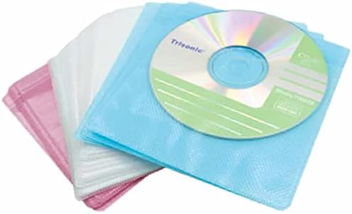 50 Двустранни пластмасови втулок за CD DVD-та с прозрачен прозорец, пликове за дискове, калъф за съхранение