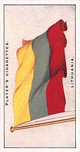 1928 Джон Плейър и синове Знамена на Лигата на Нациите Неспортивная търговска карта №31 Литва