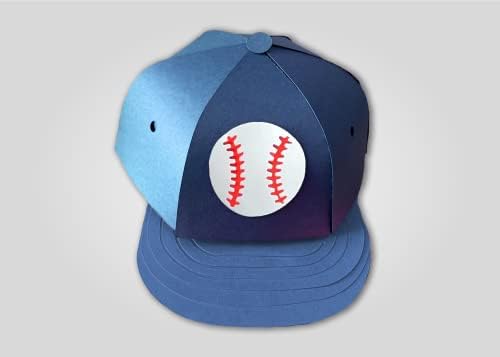 Подарък кутия за шапки, определени за diy (Направи си сам, Кутия за бейзбол предложения от картон за Деня на бащата,
