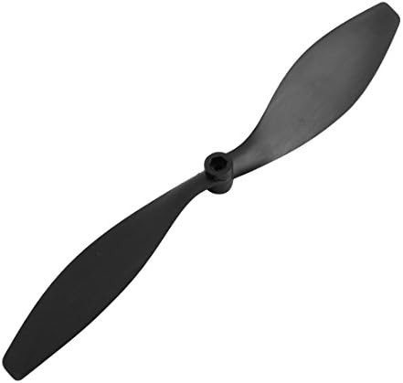Aexit 2-лопастный Черен електрическо оборудване Пластмасов Стълб за Радиоуправляемого Самолета Нож Витлото