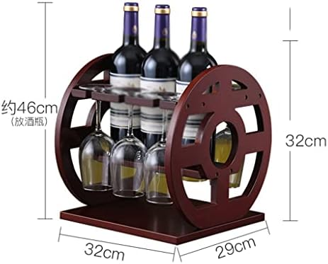 WFJDC Стойка за червено вино в европейски стил, обърната чаша, стойка за винени чаши за вино, украса бара (Цвят: