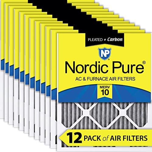 Nordic Pure 18x25x1 MERV 8 Плиссированных Въздушни филтри за печки ac 2 Опаковки