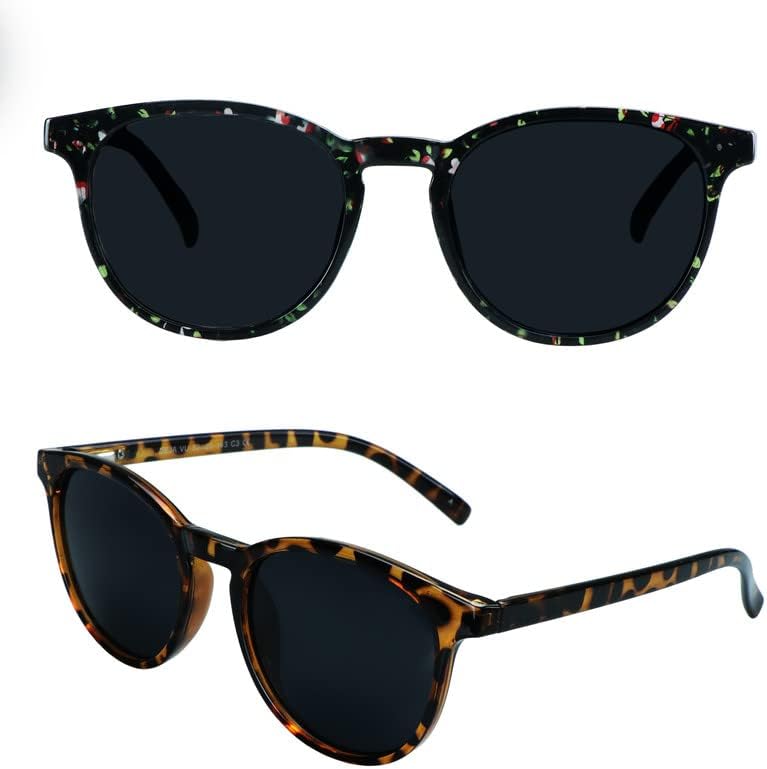 YEIN 3 Опаковки Слънчеви очила за мъже и жени, Улични Очила с защита от uv 400, Реколта Квадратна Пълна Дограма с Пружинным