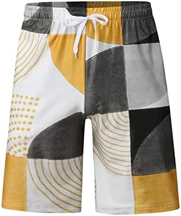 UBST Мъжки Летни комплекти от 2 теми, Тениски с графичен принтом, Панталони с къс ръкав, Комплект Свободно, намаляване, Плажни и Ежедневни Спортно облекло