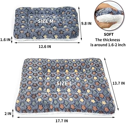 2 Опаковки Квадратна Плюшени легла за Морско Свинче и 1 Кошарката За малки Животни, Уютно Легло За сън, във формата