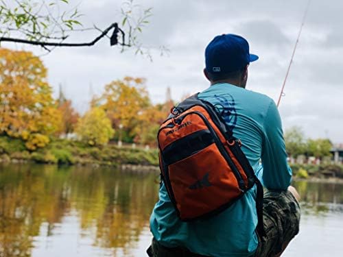 Чанта за съхранение на риболовни принадлежности KastKing Pond Hopper – Лека Раница за риболов - Чанта за инструменти за Риболов, разходки, Лов, къмпинг, с (1) предавателна 3600, 1
