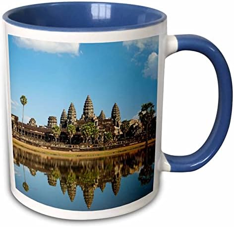 Триизмерен храмов комплекс Ангкор Ват Mirror image размисъл, сием Реап, Камбоджа Чаши (mug_257327_4)
