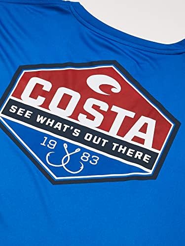Мъжки t-shirt Costa Del Mar Tech Trinity Performance с къс ръкав