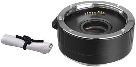 Телеконвертер Canon EF-S 15-85 мм f/3.5-5.6 is USM 2X (4 елемента) + кърпа за почистване от микрофибър Nwv Direct.