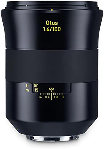 Обектив Zeiss Otus 100mm f/1.4 Apo серия Sonnar ЗЕ с ръчно фокусиране за фотоапарати Canon EOS, черен
