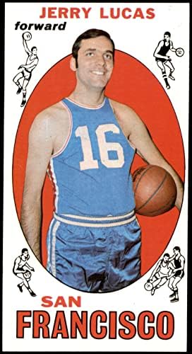 1969 Топпс # 45 Джери Лукас Голдън Стейт Уориърс (баскетболно карта) БИВШ Уориърс Охайо Св.