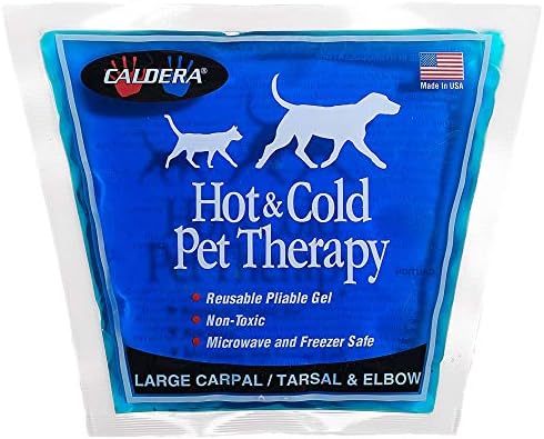 Превръзка на лакътя Caldera Pet Therapy с гел, голяма, черна