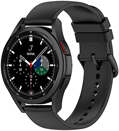 Suoman за Samsung Galaxy Watch 4 Classic 42 мм/46 мм, Galaxy Watch 4 40 мм/44 мм, Galaxy Watch 5 Pro 45 мм, Galaxy Watch 5 40 мм/44 мм/ каишка 20 мм Регулируем Мек силиконов спортен Взаимозаменяеми каишка за Galaxy Watch 4/5