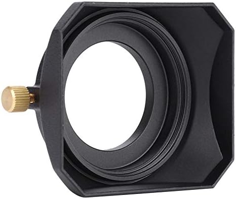 Квадратна сенник за обектив Qiilu, Аксесоар за дигитална камера за DV и Филтър на обектива цифрова видеокамера (52 mm)
