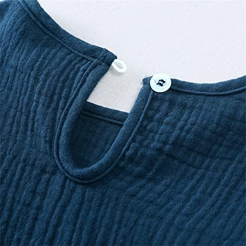 QNFEPKG/Обикновен пуловер за малки момчета и момичета, Памучен hoody с къс ръкав, Тениска, Зимни Дрехи за малките момчета (4 июля32, Тъмно синьо, 3-6 месеца)