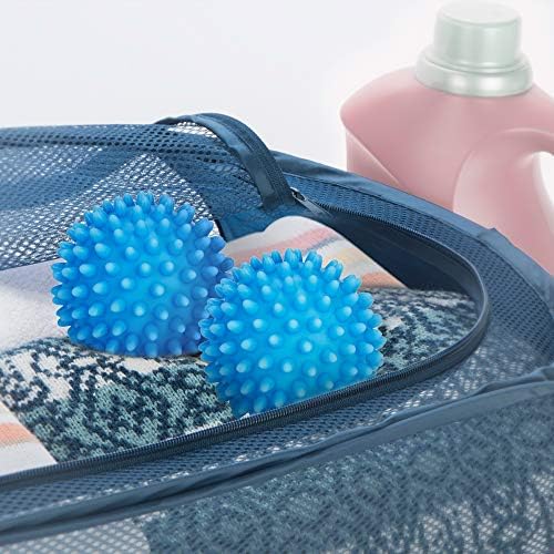 Пластмасови топки за сушене на Smart Design с шипове - Комплект от 2-те смягчителей тъкан - Премахва бръчки и Намалява
