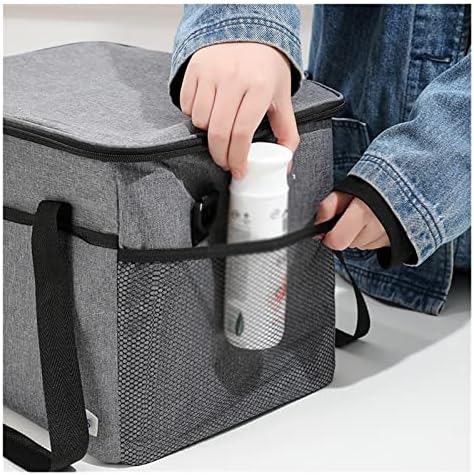 N/A Чанта за охлаждане, чанта за лед, с голям капацитет, чанта за пикник чанта за къмпинг, Самозалепваща чанта, дебели торба за лед (Цвят: A, Размер: 27 * 25 * 19 см)
