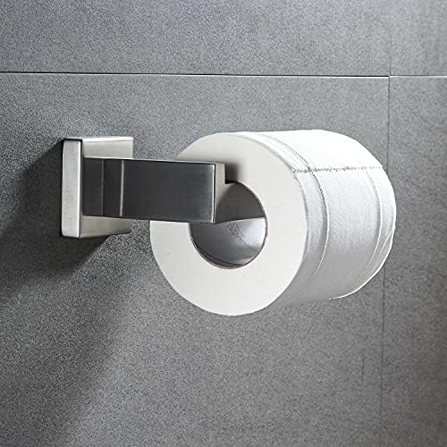 Xdesign Plus Квадратна Стойка За притежателя на Тоалетна хартия от Полиран Никел, Фитинги от Неръждаема Стомана,