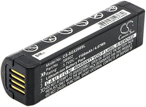 преносимото батерия tengsintay 3,7 V 1100mAh / 4,07 Wh за цифрови безжични системи SHURE GLXD, GLX-D, GLXD1, GLXD2, MXW2, номер SB902, SB902A