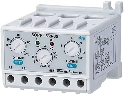Електронно реле за претоварване HIFASI SOPR-SS3-110 Термично реле за защита на двигателя от претоварване (Un: 110VAC) (Размер: 10-120A)