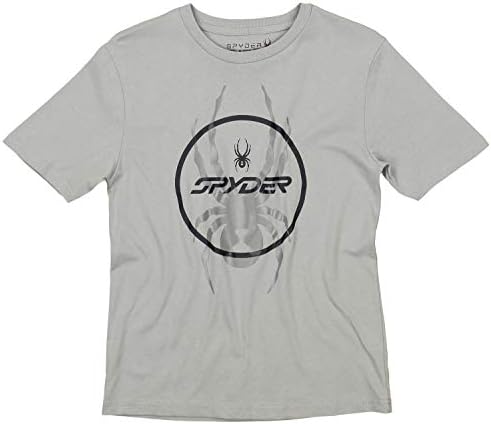 Момчетата Spyder Youth (8-20 години) Спортен Памучен Тениска с графичен модел с Къс ръкав