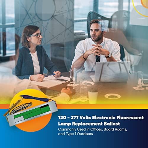 Електронен баласт за флуоресцентни лампи В 120-277 В, която замества баласт Advance RC-2S85-ТР с техническа прецизност - Висока