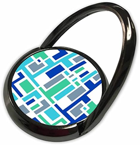 Триизмерен Бял Контур В Геометрични синьо-зелени нюанси в стил арт-деко - Телефонни разговори (phr-360969-1)