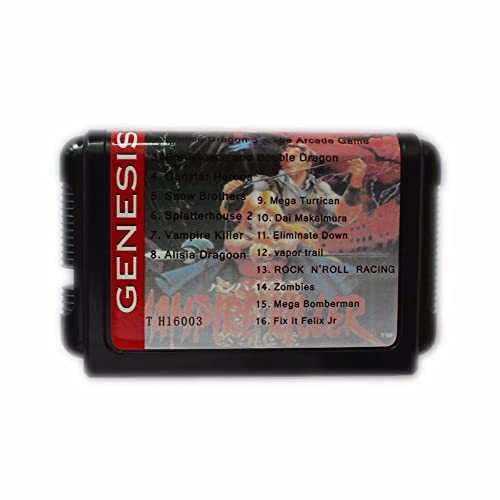 Суперигра 16 1 16 битова MD Игрална карта За Sega Mega Drive За Genesis