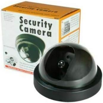 Фалшива камера - Реалистична камера за сигурност (на 2 PC) Предупреждава Потенциалните нарушители, използвайки Трикорабна фиктивни камера с мигаща червена led - Decoy ВИ?