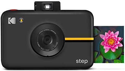 Цифров фотоапарат незабавни действия Kodak Step с 10-мегапикселов сензор за изображения, технологията ZINK Zero Ink, класически визьор режим селфи, автотаймером, вградена све